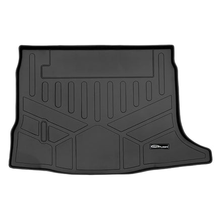 SMARTLINER Tapis de coffre noir sur mesure toutes saisons derrière la 2e rangée, compatible avec Nissan Leaf 2018-2022