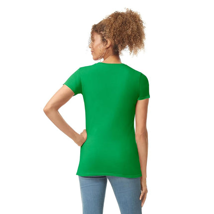 Gildan Women's Softstyle Baumwoll-t-Shirt, Stil G64000l, Multipack, Irish Green (Pack of 2), M