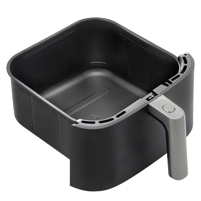 COSORI Turboblaze 6Qt Air Fryer Original Basket, Replacement Accessories for CAF-DC601-KUS Air Fryer, Ceramic, Non-Stick, Dishwasher-Safe, CRP-DC601RB-KUS, Dark Grey