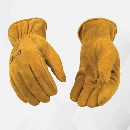 Kinco Gloves (Small) - Kinco 50 Split Cowhide Leather Driver Work Glove