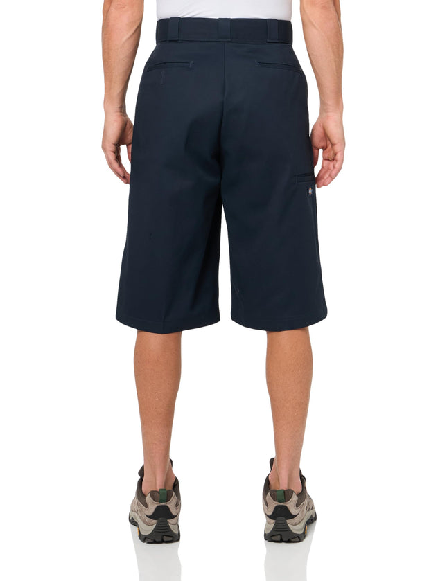 Dickies Men's Loose Fit Multi-use Pocket Work Shorts, 15", Dark Navy, 44 Regular
