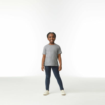 Gildan Youth Ultra Cotton T-Shirt, Style G2000B, Multipack, Sport Grey (2-Pack), XS