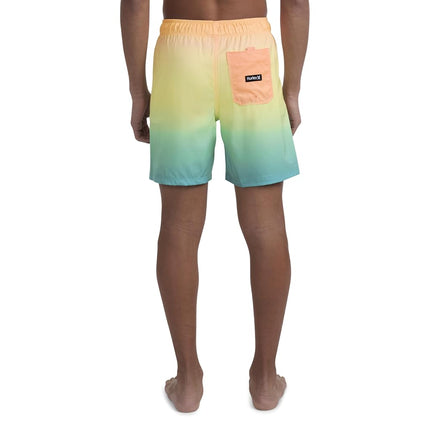 Hurley Boys' Pull on Swim Trunks, Multi Ombre, 5