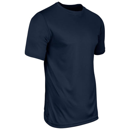 CHAMPRO Vision Lightweight Polyester T-Shirt Jersey, Youth Large, Navy