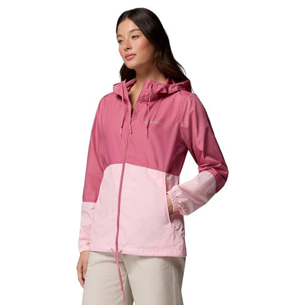 Columbia womens Flash Forward II Windbreaker, Rosette/Satin Pink, S
