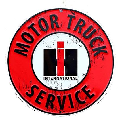 International Harvester Motor Truck Service Sign