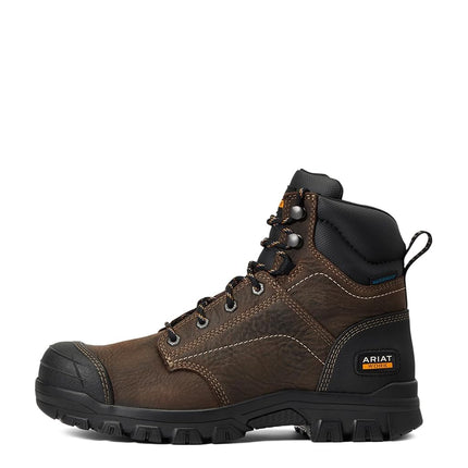 ARIAT Men's Treadfast 6" Waterproof Steel Toe Work Boot (Numeric_10_Point_5) Dark Brown