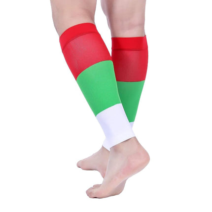 Manchons de compression Doc Miller pour hommes et femmes, chaussettes de compression sans pied pour coureurs, 15-20mmHg gradué, attelles tibiales, varices, soulagement de la douleur et de l'enflure (1 paire)