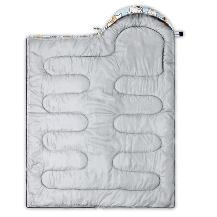 QOOMO Rainbow Waterproof Sleeping Bags for Adults & Kids,Printed Camping Sleeping Bags, 10 Season Warm & Cool Weather,Lightweight,Traveling,and Outdoors,Camping Gear Equipment,31x90inch