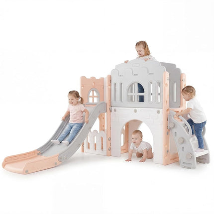 OLAKIDS Toddler Slide, 9 in 1 Kids Indoor Outdoor 