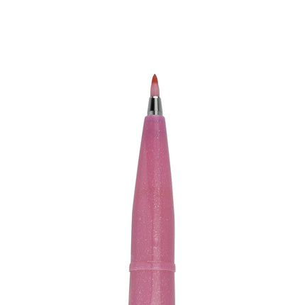 Pentel Arts Sign Pen Touch, Punta de Pincel Fude, Tinta Rosa, Caja de 12 (SES15C-P)