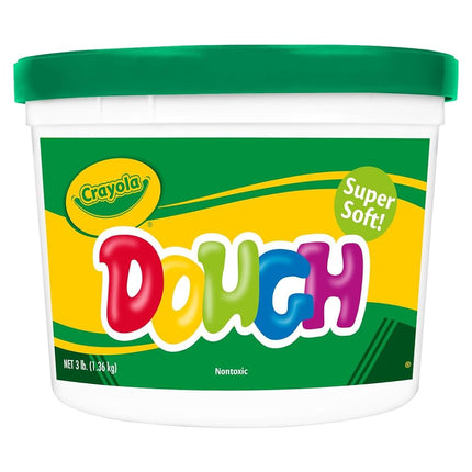 Crayola Modeling Dough, Green, Bulk Classroom & Art Supplies for Kids, 3lb, Resealable Bucket