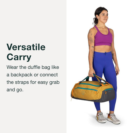 Bolsa de lona unisex Osprey Daylite, 45L, azul Spikemoss/Alkaline, talla única