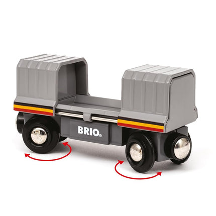 BRIO World - Trains of the World Santa Fe Train for Kids Age 3 Years and Up - Wooden Railway Accessories and Add Ons
