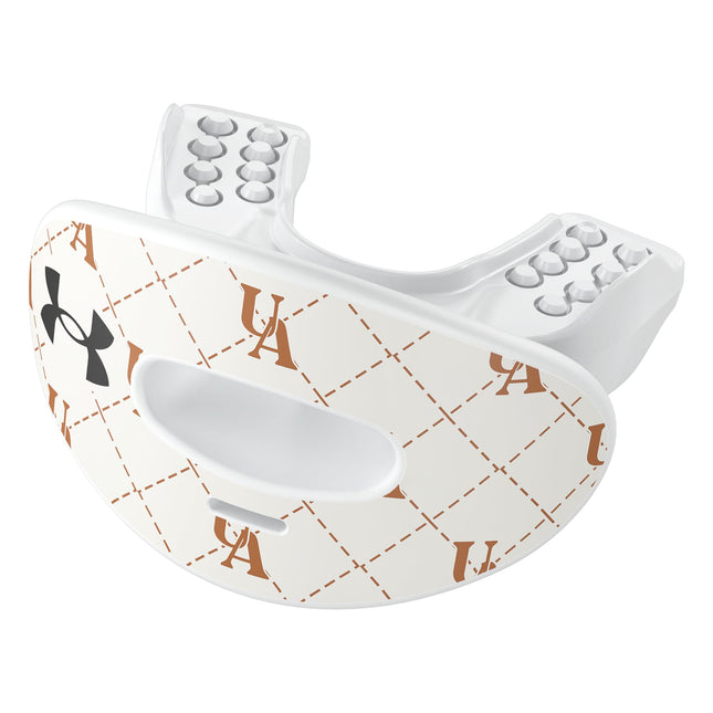 Under Armour Football Mouth Guard with Strap, Lip 