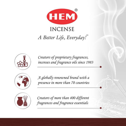 Hem Saffron Incense Sticks (120 Sticks, 6 Boxes Inside) - 9 Inches Long, 20g per Box - Promote Serenity and Relaxation.
