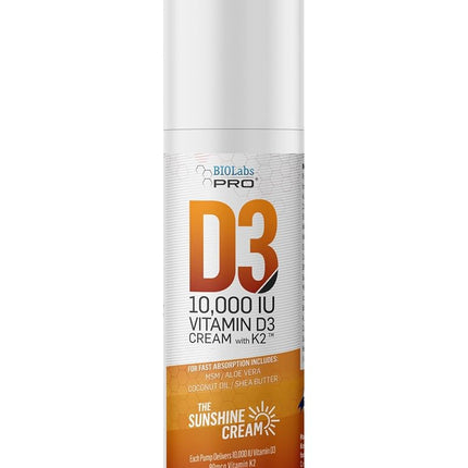 All Natural Vitamin D3 10000IU Vitamin D Cream - T