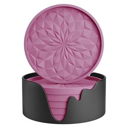 ME.Fan Silicone Coasters [6 Pack] Coasters with Ho