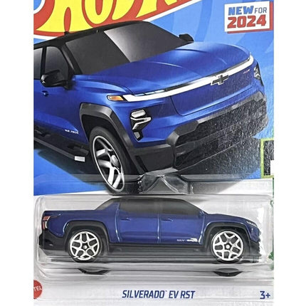 Hot Wheels 2024 Chevrolet Silverado EV RST Blue Di