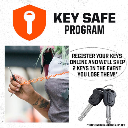 Kryptonite Kryptolok ATB Bike U-Lock, Heavy Duty Anti-Theft Sold Secure Gold U Lock, 12.7mm Shackle with Mounting Bracket and Keys, High Security Lock for Wide Tires E-Bike Scooter Road Mountain Bike