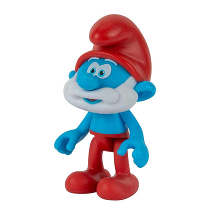 Smurfs VS Gargamel 6 Figure Multipack - 2-Inch Smurfette, Papa, Brainy, Baby, Azrael, 3-Inch Gargamel - Authentic Details