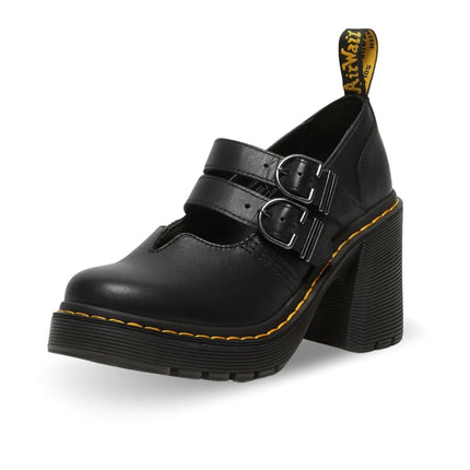Dr. Martens Eviee Black Sendal UK 9 (US Women's 11) M, Black Sendal