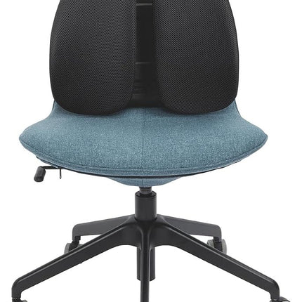 Kensington SmartFit Conform Back Rest - Ergonomic & Height Adjustable Lumbar Support Rest (K60412WW), Black