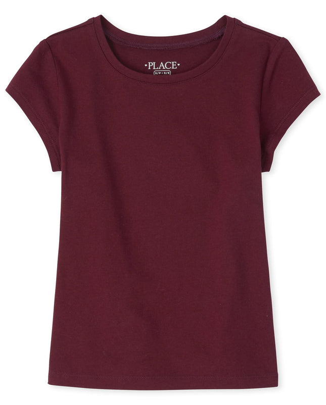 The Children's Place Girls' Short Sleeve Basic Lay