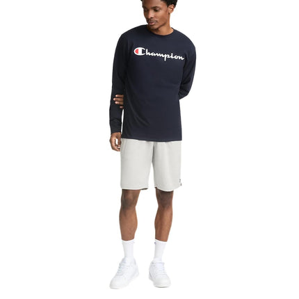 Champion Men's Sport Shorts, Moisture Wicking, Athletic Shorts, Gym Shorts (Reg. Or Big & Tall), Oxford Gray C Logo, XX-Large Tall