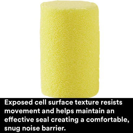 3M Ear Plugs, 200 Pairs/Box, E-A-R Classic 310-1001, Uncorded, Disposable, Foam, NRR 29, For Drilling, Grinding, Machining, Sawing, Sanding, Welding, 1 Pair/Pillow Pack