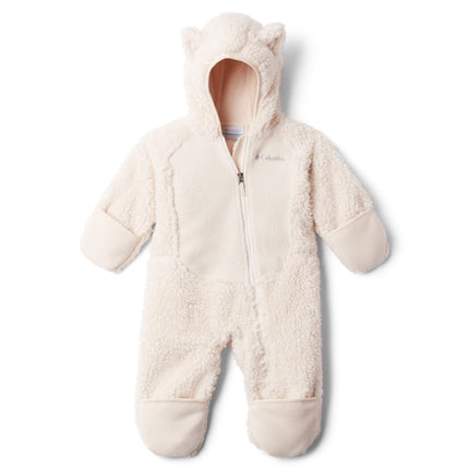 Columbia Youth Bebé Foxy Baby Sherpa Bunting, Pelele de forro polar, Negro/Tiza, 3/6