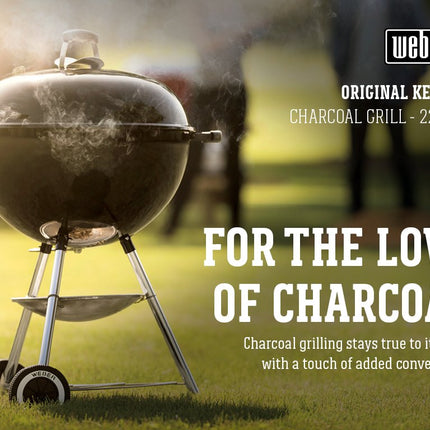 Weber Original Kettle 22-Inch Charcoal Grill Black