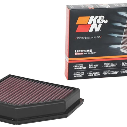 K&N Engine Air Filter: High Performance, Premium, Washable, Replacement Filter: Compatible with 2020-2021 NISSAN Sentra, 33-5110