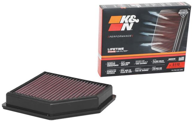 K&N Engine Air Filter: High Performance, Premium, 