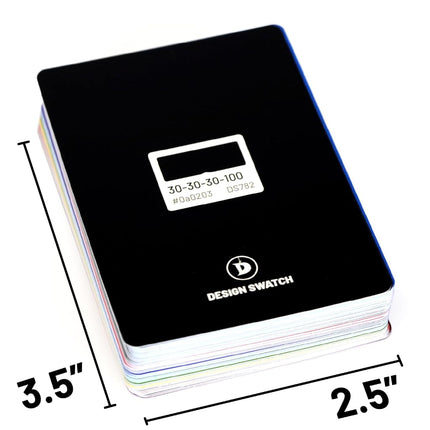 Design Swatch A CMYK Color Reference Guide with 50 cards and 350 design-focused colors