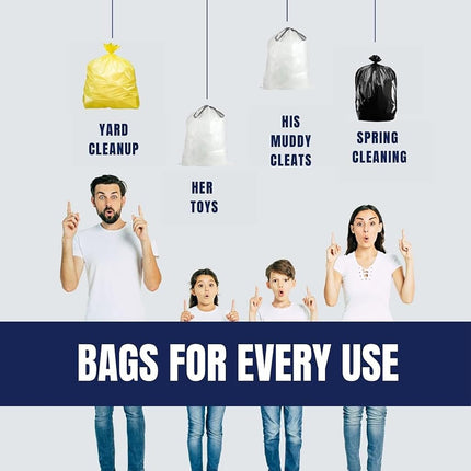 Plasticplace Yellow Trash Bags, 31-33 Gallon 100 / Case 1.5 Mil