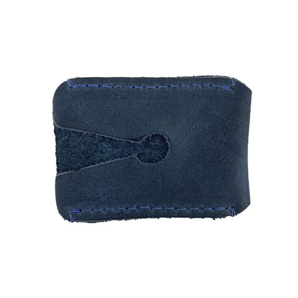 Hide & Drink Leather Double Edge Safety Razor Head Protective Sheath/Shaving Travel Cover Handmade Slate Blue