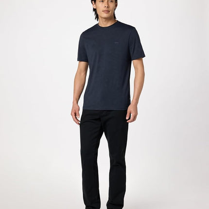 Hugo Boss Men's Small Logo Cotton Crewneck T-Shirt, Basic Navy, XXL