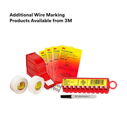 3M(TM) ScotchCode(TM) Wire Marker Tape Dispenser with Tape STD-CX