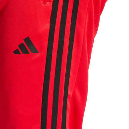 adidas Men's Train Essentials 3-Stripes Pants, Pure Ruby/Black, XXL