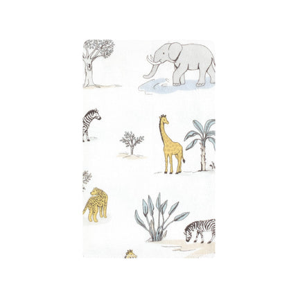 Hudson Baby Unisex Baby Cotton Flannel Burp Cloths 10-Pack, Boy Safari World, One Size