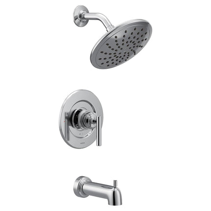 Moen T3003EP Gibson One-Handle Posi-Temp Tub Shower Trim Without Valve, Chrome-T3003EP, Chrome, 1