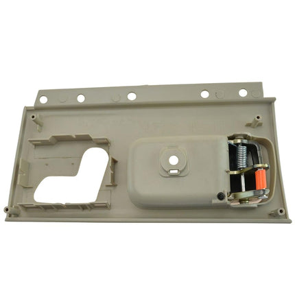 TRQ Front Interior Door Handle Beige & Gold LH & RH Pair Kit for Lincoln Town Car