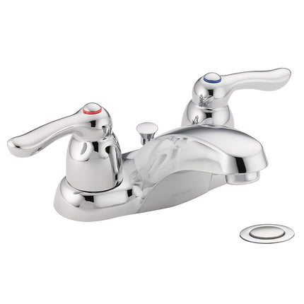 Robinet de lavabo commercial Moen 8917 M-Bition entraxe 4 po avec drain 1,5 gal/min, chrome