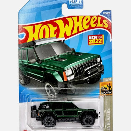 Hot Wheels 1:64 Scale '95 Jeep Cherokee [Green] Ba