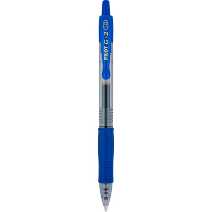PILOT G2 Stylos à bille gel rétractables de qualité supérieure, pointe grasse (1,0 mm), bleue, 36/paquet (84099)
