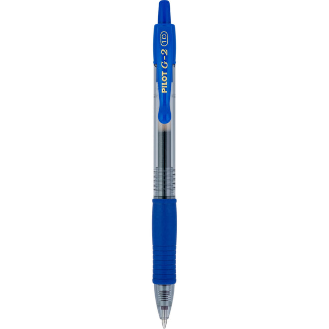PILOT G2 Stylos à bille gel rétractables de qualité supérieure, pointe grasse (1,0 mm), bleue, 36/paquet (84099)