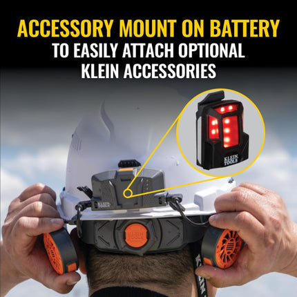 Lightweight Cooling Fan for Hard Hats