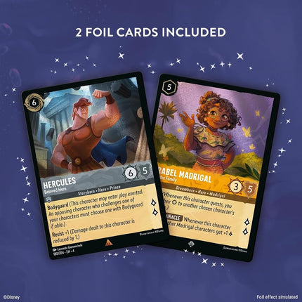 Disney Lorcana Trading Card Game: Set 4 - Starter Deck B, White Or Uncolourful