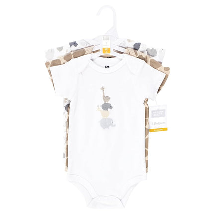 Grenouillères en coton unisexe Hudson Baby, motifs Safari Friends, 9-12 mois